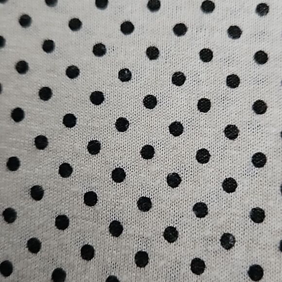 H&M Women's Bundle Of 2 Top Polka Dot Ruffles Sleeves Black/White - Picture 15 of 16